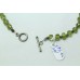 925 Sterling Silver designer Necklace green peridot Semi Precious Gemstone
